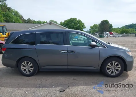 2014 Honda Odyssey Ex z USA, uszkodzony, nr VIN 5FNRL5H44EB057443